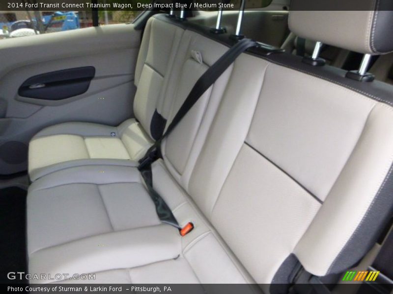 Rear Seat of 2014 Transit Connect Titanium Wagon