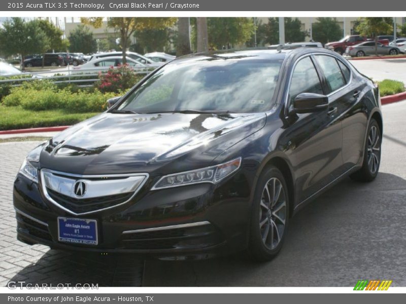 Crystal Black Pearl / Graystone 2015 Acura TLX 3.5 Technology