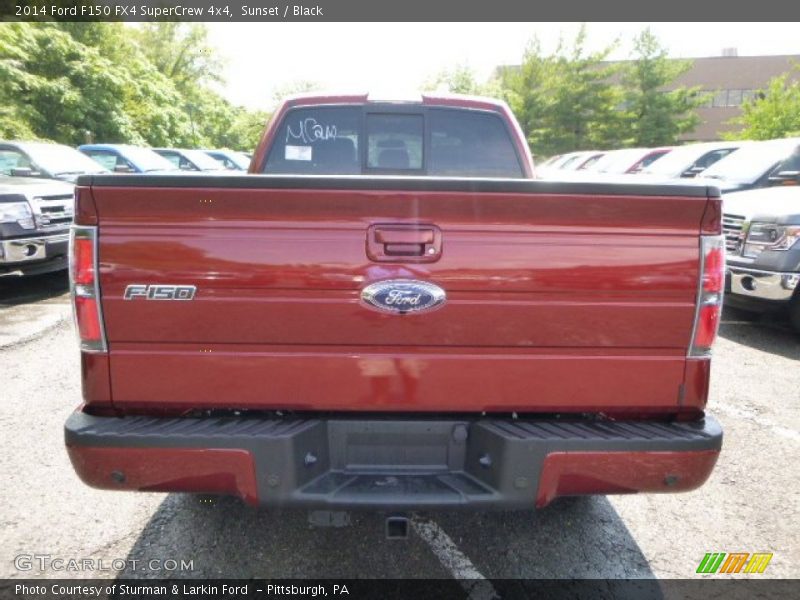 Sunset / Black 2014 Ford F150 FX4 SuperCrew 4x4