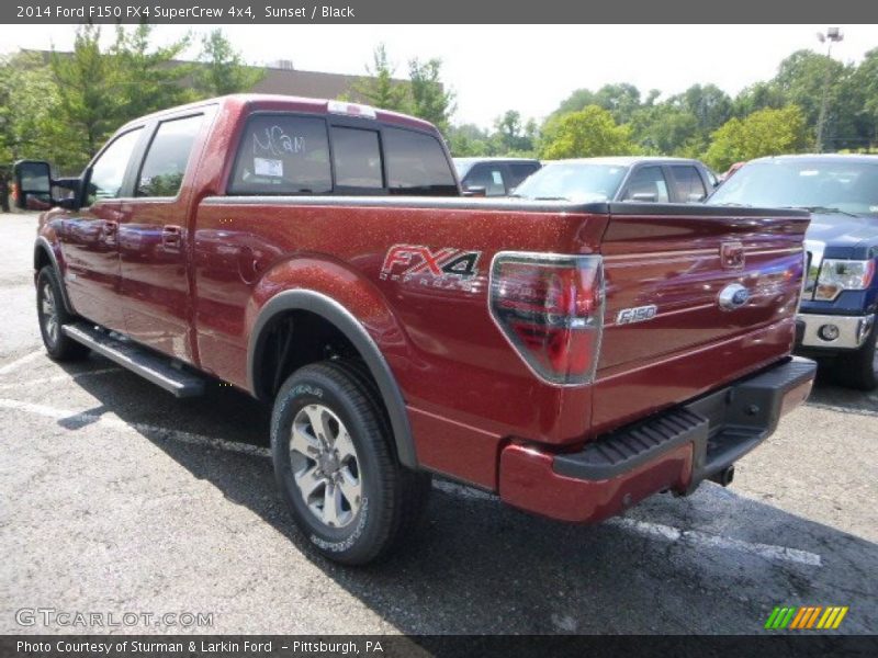 Sunset / Black 2014 Ford F150 FX4 SuperCrew 4x4