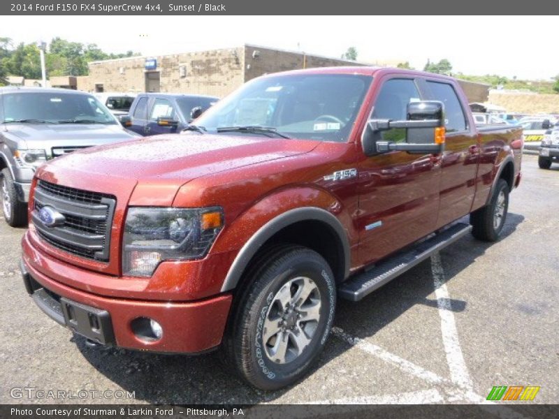 Sunset / Black 2014 Ford F150 FX4 SuperCrew 4x4