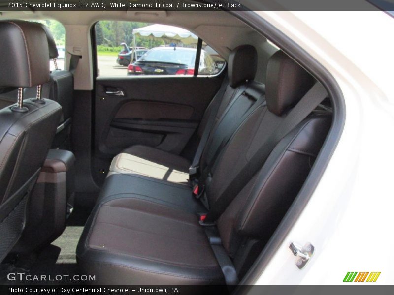 White Diamond Tricoat / Brownstone/Jet Black 2015 Chevrolet Equinox LTZ AWD