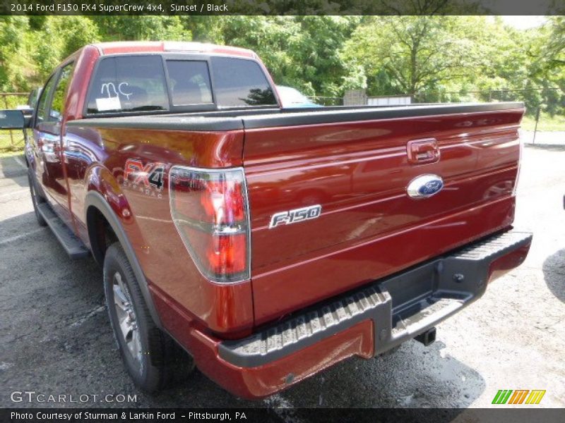 Sunset / Black 2014 Ford F150 FX4 SuperCrew 4x4