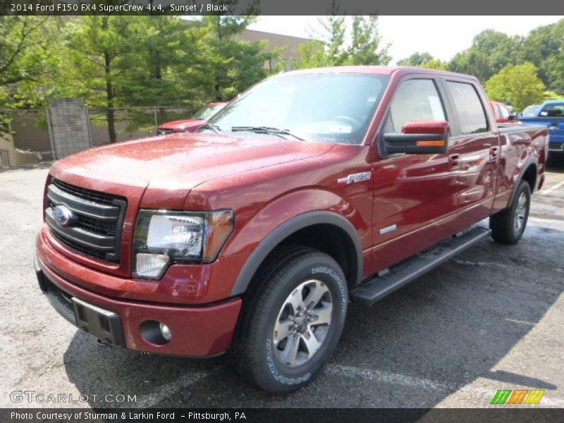 Sunset / Black 2014 Ford F150 FX4 SuperCrew 4x4