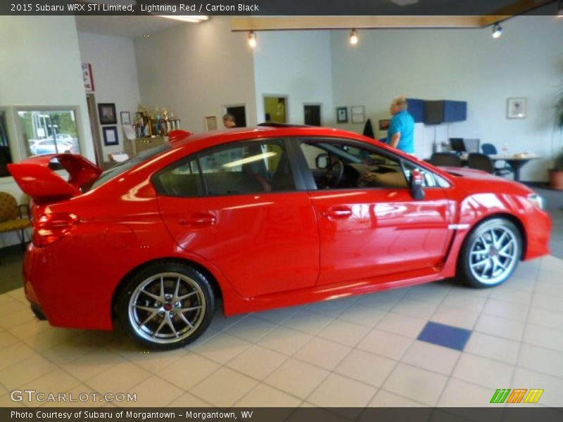  2015 WRX STI Limited Lightning Red