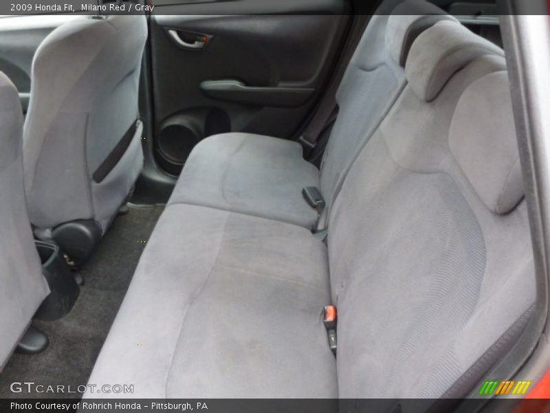 Milano Red / Gray 2009 Honda Fit