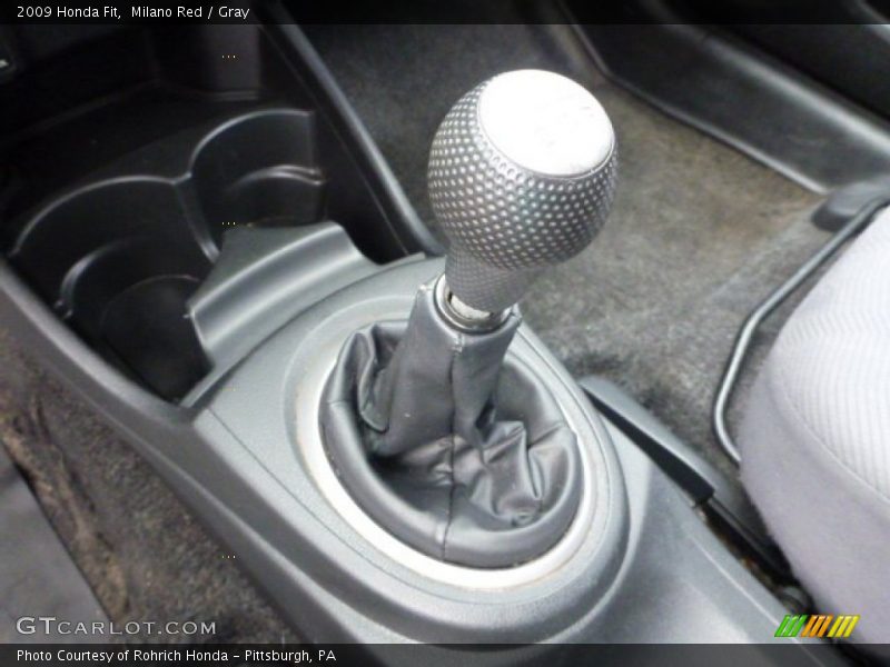 Milano Red / Gray 2009 Honda Fit