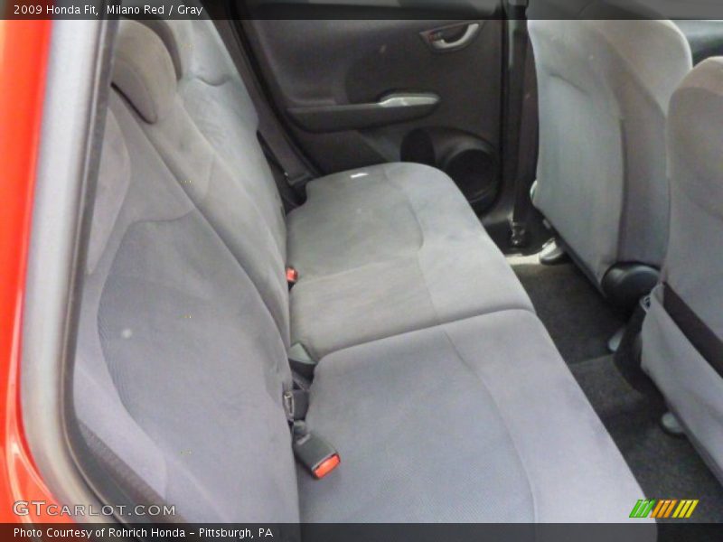 Milano Red / Gray 2009 Honda Fit