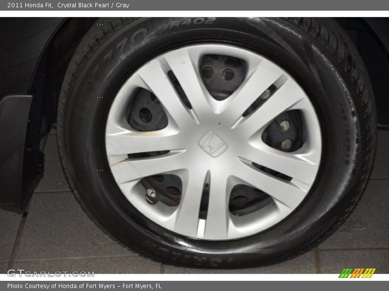 Crystal Black Pearl / Gray 2011 Honda Fit