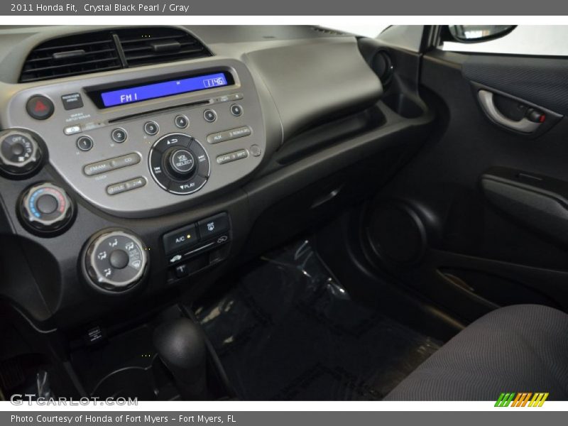 Crystal Black Pearl / Gray 2011 Honda Fit