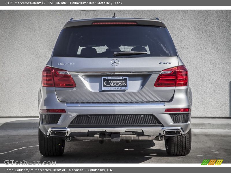 Palladium Silver Metallic / Black 2015 Mercedes-Benz GL 550 4Matic