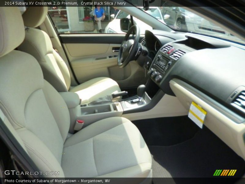 Crystal Black Silica / Ivory 2014 Subaru XV Crosstrek 2.0i Premium