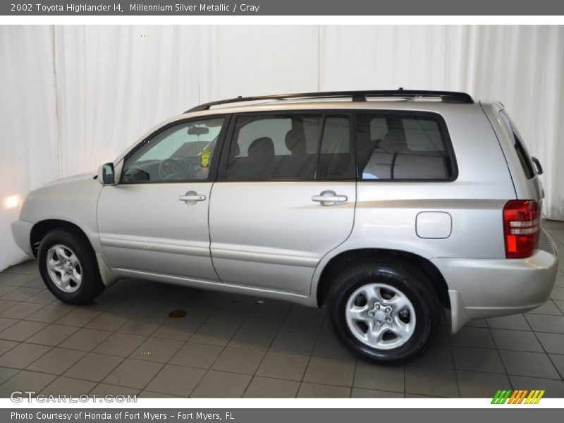 Millennium Silver Metallic / Gray 2002 Toyota Highlander I4