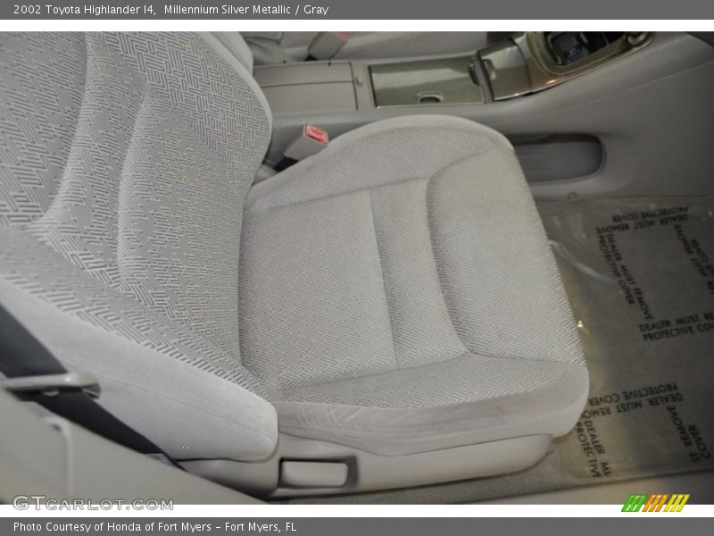 Millennium Silver Metallic / Gray 2002 Toyota Highlander I4