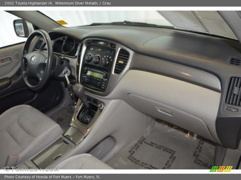 Millennium Silver Metallic / Gray 2002 Toyota Highlander I4