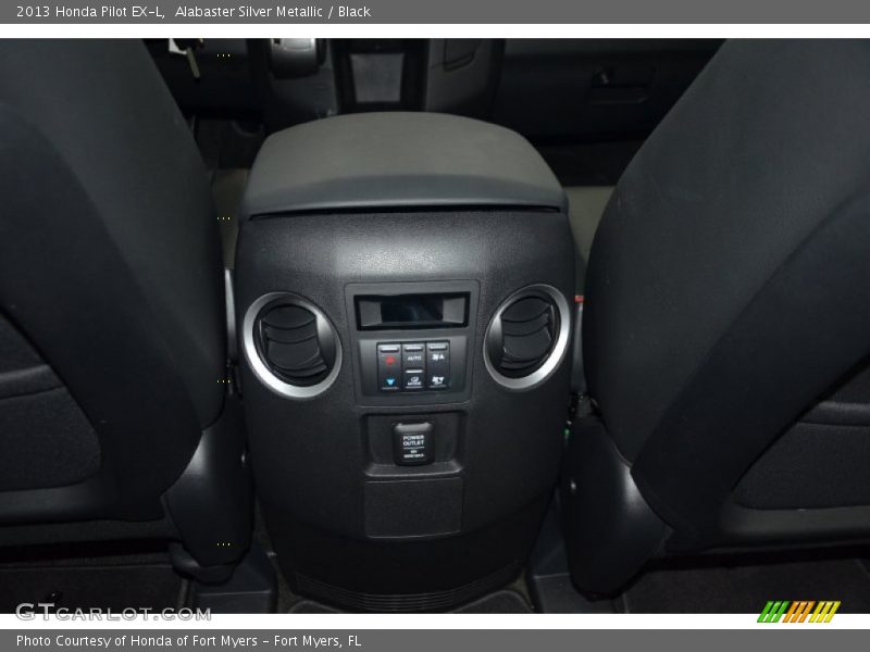 Alabaster Silver Metallic / Black 2013 Honda Pilot EX-L