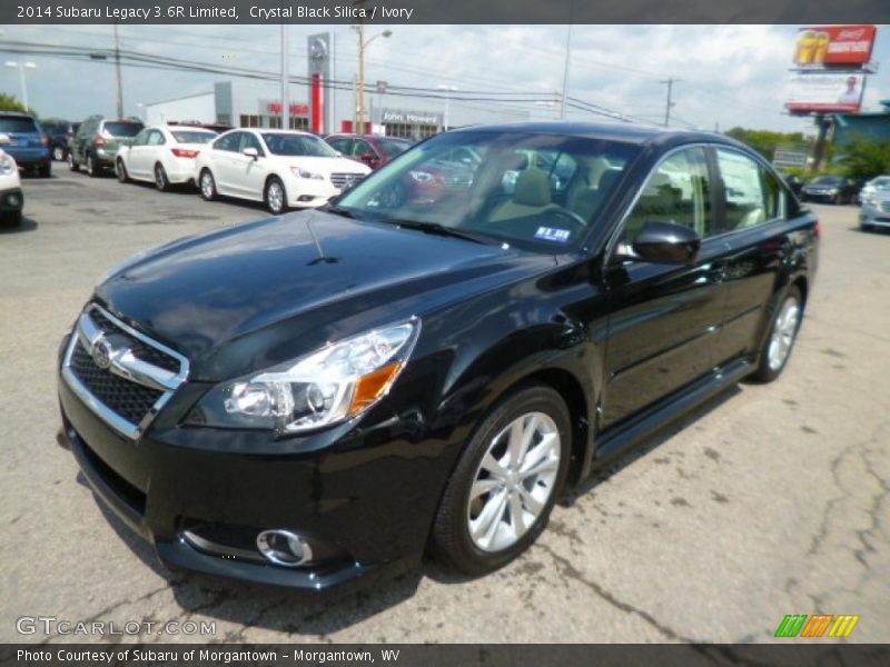 Crystal Black Silica / Ivory 2014 Subaru Legacy 3.6R Limited