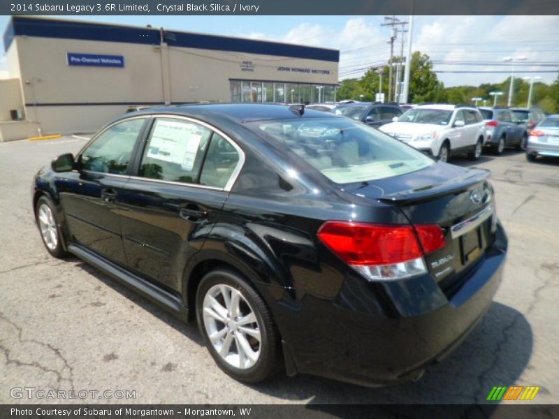 Crystal Black Silica / Ivory 2014 Subaru Legacy 3.6R Limited