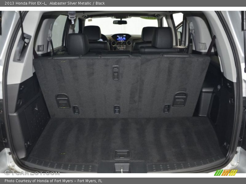 Alabaster Silver Metallic / Black 2013 Honda Pilot EX-L
