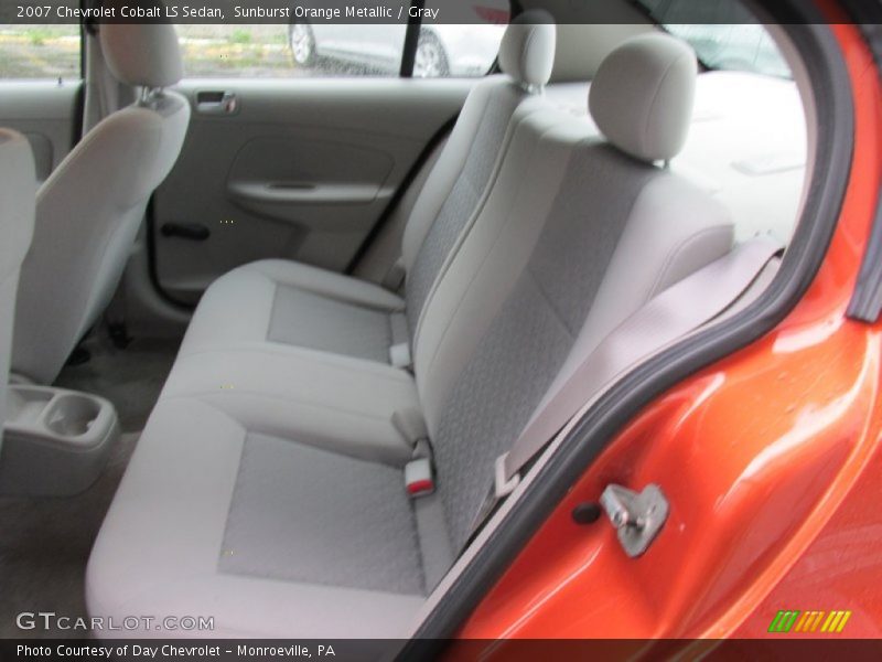Sunburst Orange Metallic / Gray 2007 Chevrolet Cobalt LS Sedan