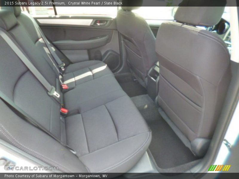 Crystal White Pearl / Slate Black 2015 Subaru Legacy 2.5i Premium