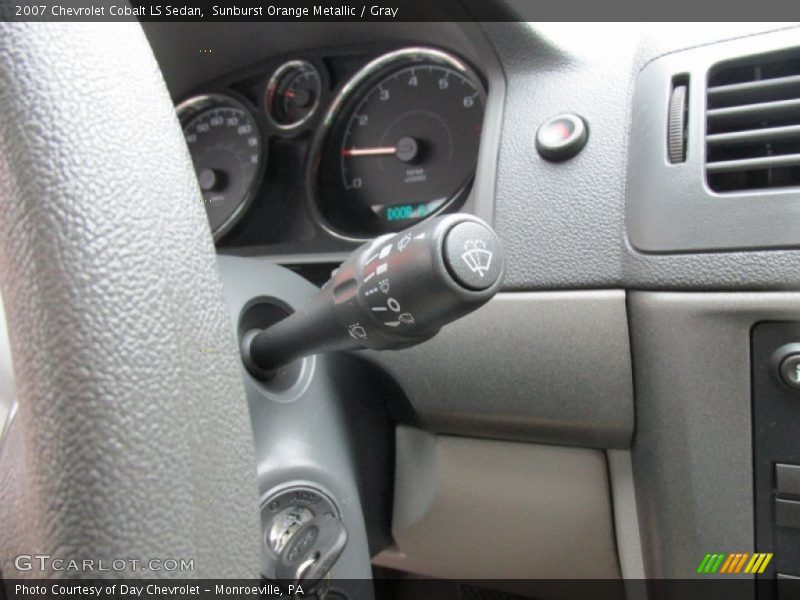 Sunburst Orange Metallic / Gray 2007 Chevrolet Cobalt LS Sedan