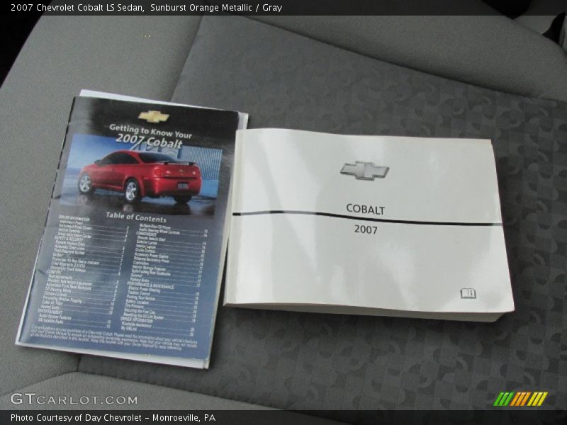 Sunburst Orange Metallic / Gray 2007 Chevrolet Cobalt LS Sedan