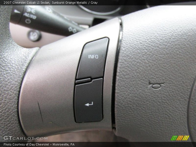 Sunburst Orange Metallic / Gray 2007 Chevrolet Cobalt LS Sedan