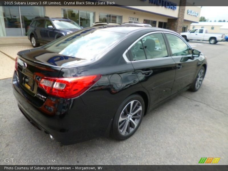 Crystal Black Silica / Slate Black 2015 Subaru Legacy 3.6R Limited