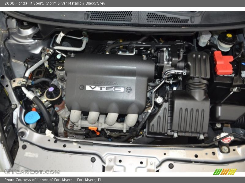 Storm Silver Metallic / Black/Grey 2008 Honda Fit Sport