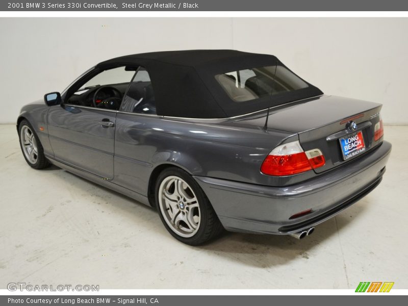 Steel Grey Metallic / Black 2001 BMW 3 Series 330i Convertible