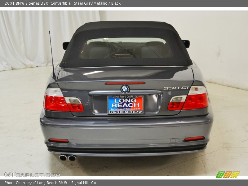 Steel Grey Metallic / Black 2001 BMW 3 Series 330i Convertible