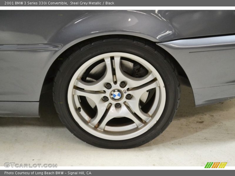 Steel Grey Metallic / Black 2001 BMW 3 Series 330i Convertible