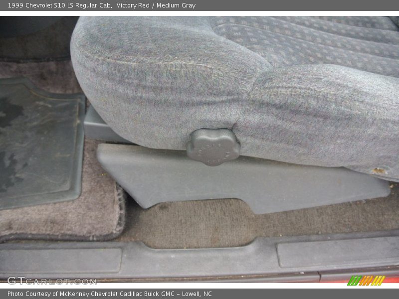 Victory Red / Medium Gray 1999 Chevrolet S10 LS Regular Cab