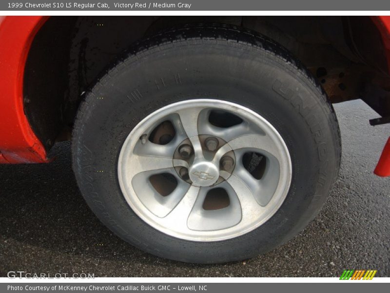 Victory Red / Medium Gray 1999 Chevrolet S10 LS Regular Cab