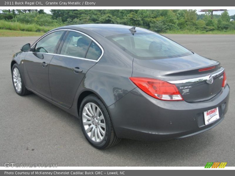 Granite Gray Metallic / Ebony 2011 Buick Regal CXL