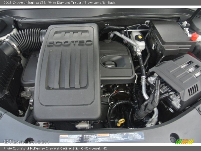White Diamond Tricoat / Brownstone/Jet Black 2015 Chevrolet Equinox LTZ