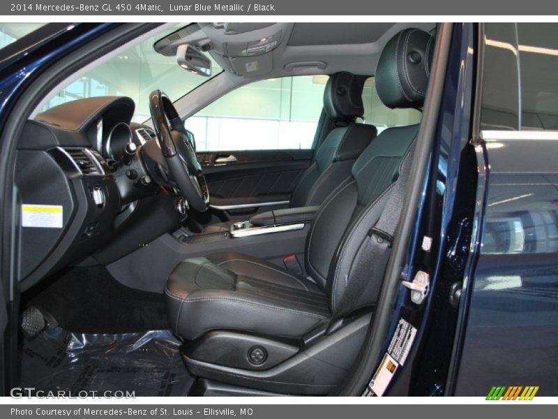 Lunar Blue Metallic / Black 2014 Mercedes-Benz GL 450 4Matic