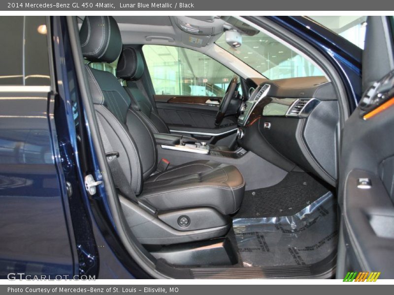 Lunar Blue Metallic / Black 2014 Mercedes-Benz GL 450 4Matic