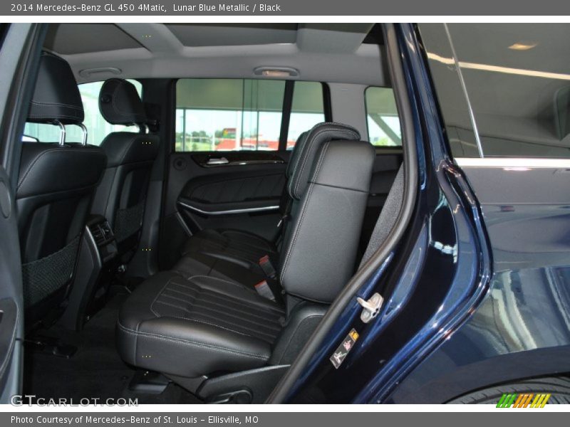 Lunar Blue Metallic / Black 2014 Mercedes-Benz GL 450 4Matic
