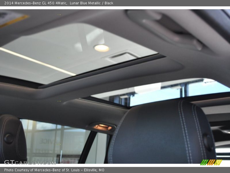 Lunar Blue Metallic / Black 2014 Mercedes-Benz GL 450 4Matic