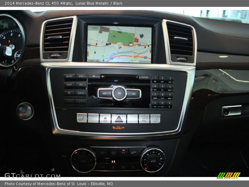 Lunar Blue Metallic / Black 2014 Mercedes-Benz GL 450 4Matic