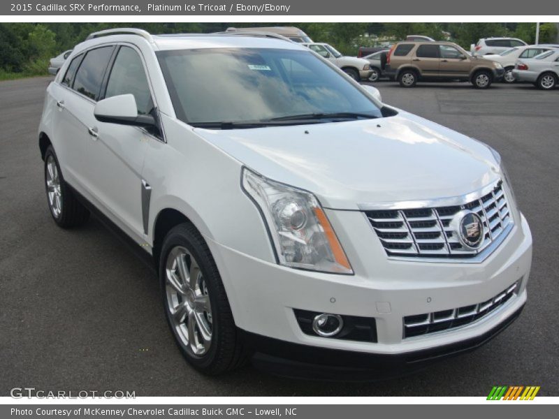 Platinum Ice Tricoat / Ebony/Ebony 2015 Cadillac SRX Performance