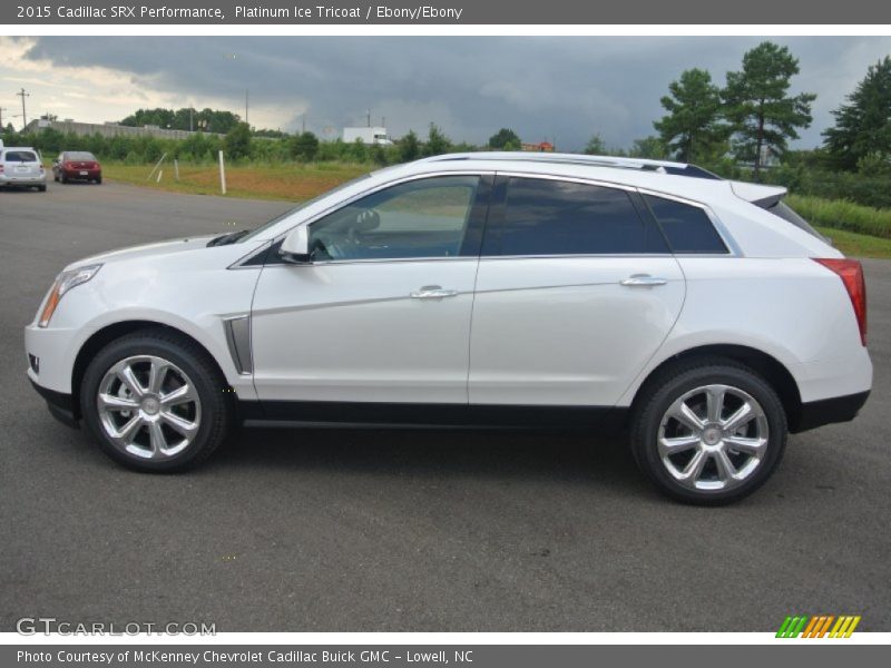 Platinum Ice Tricoat / Ebony/Ebony 2015 Cadillac SRX Performance