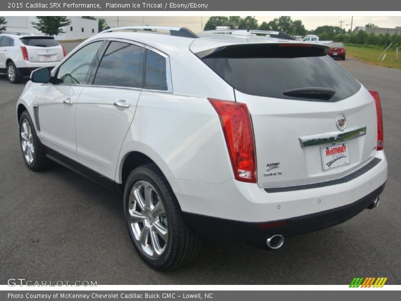 Platinum Ice Tricoat / Ebony/Ebony 2015 Cadillac SRX Performance