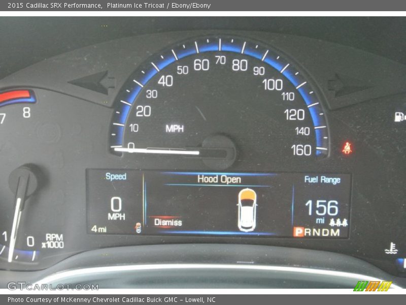 Platinum Ice Tricoat / Ebony/Ebony 2015 Cadillac SRX Performance