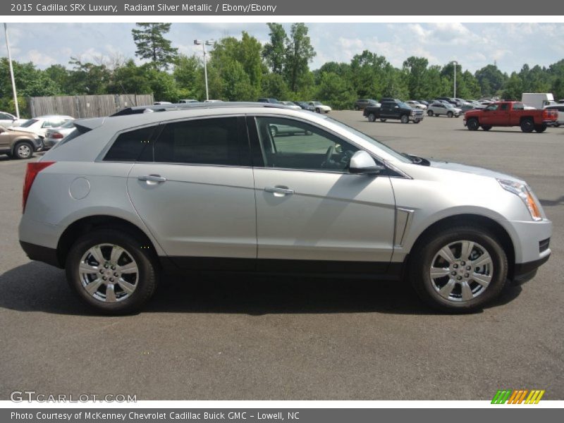 Radiant Silver Metallic / Ebony/Ebony 2015 Cadillac SRX Luxury