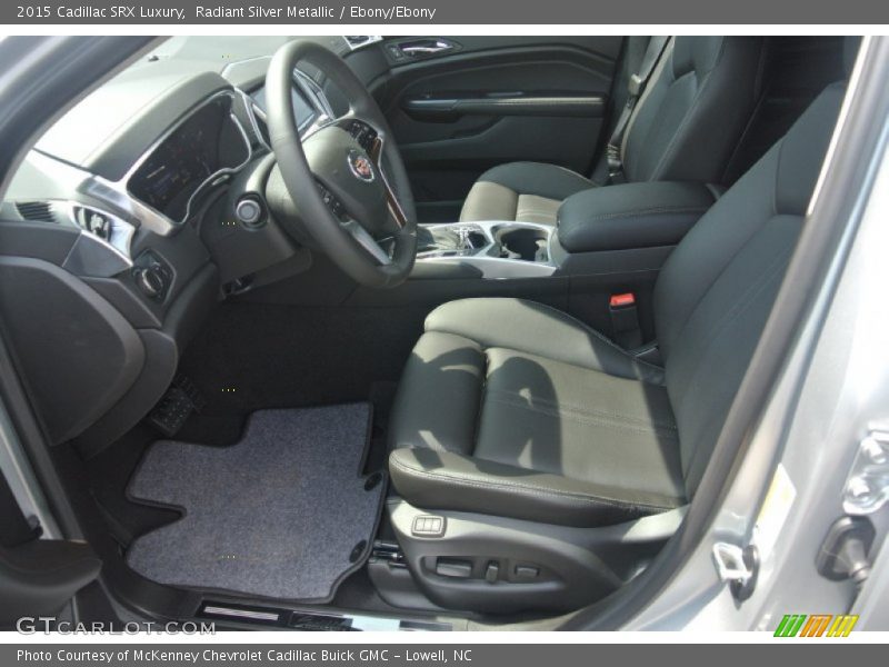 Radiant Silver Metallic / Ebony/Ebony 2015 Cadillac SRX Luxury