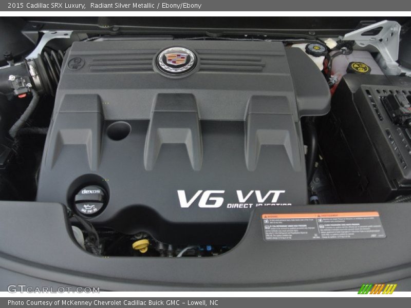  2015 SRX Luxury Engine - 3.6 Liter SIDI DOHC 24-Valve VVT V6