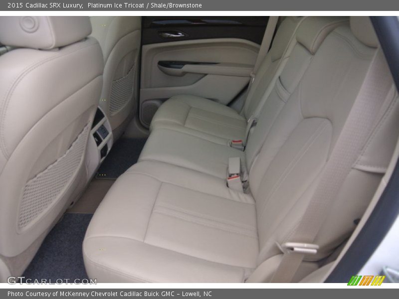 Platinum Ice Tricoat / Shale/Brownstone 2015 Cadillac SRX Luxury